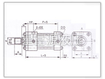 W70L-1、W140L-1輕型拉桿液壓缸系列